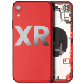 Back Housing W/ Small Components Pre-Installed Compatible For iPhone XR (Used OEM Pull: Grade B) (Red)
