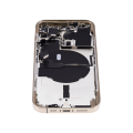 Back Housing W/ Small Pre-Installed Compatible For iPhone 14 Pro (U.S Version) (No Logo) (Aftermarket Plus) (Gold)