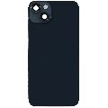 Back Glass With Steel Plate With MagSafe Magnet Pre-Installed Compatible For iPhone 14 Plus (Used OEM Pull: Grade A) (Midnight)