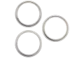 Back Camera Bezel Ring Only Compatible For iPhone 16 Pro / 16 Pro Max (Natural Titanium) (3 Piece Set)